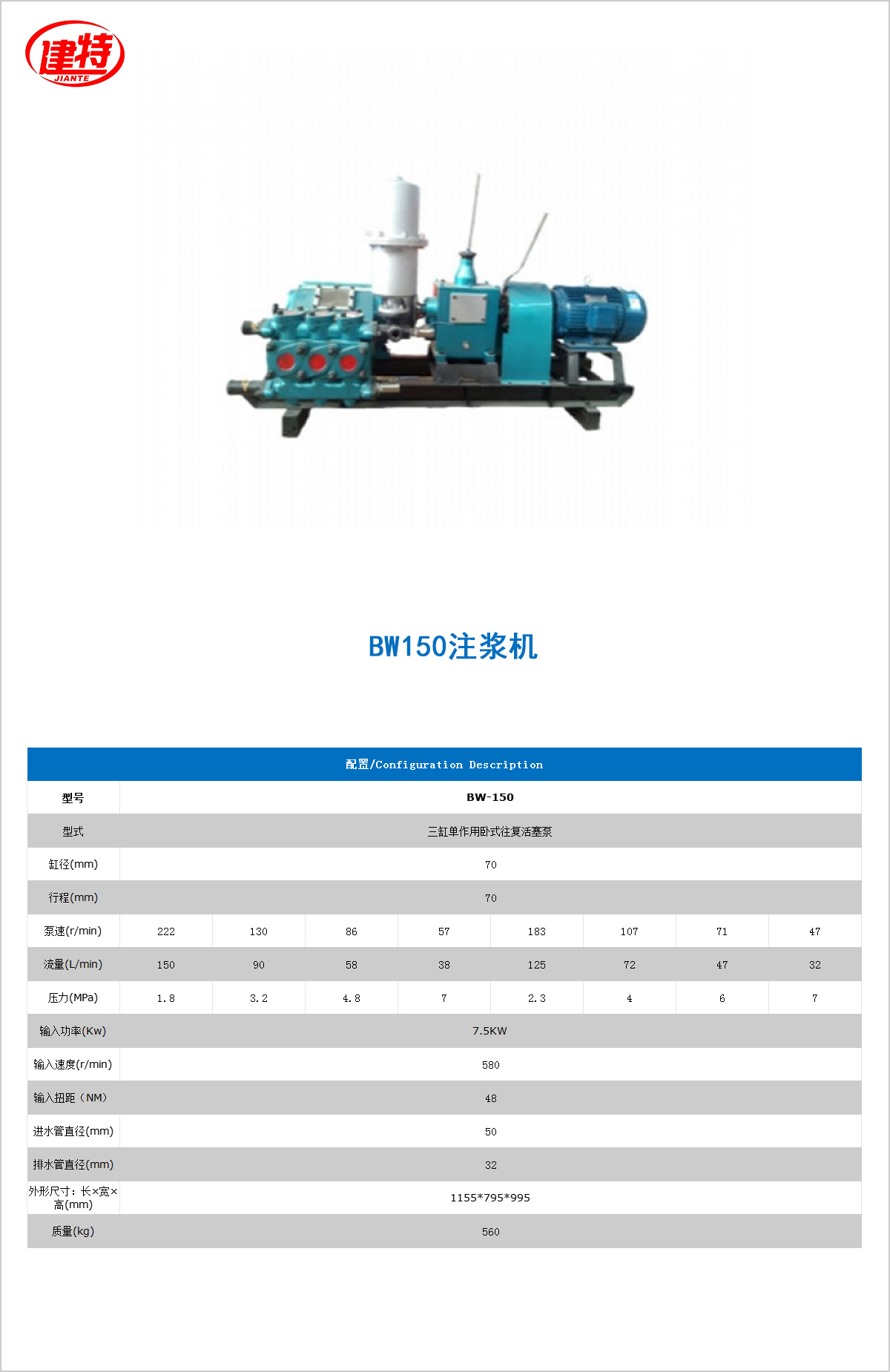 04-BW150注漿機